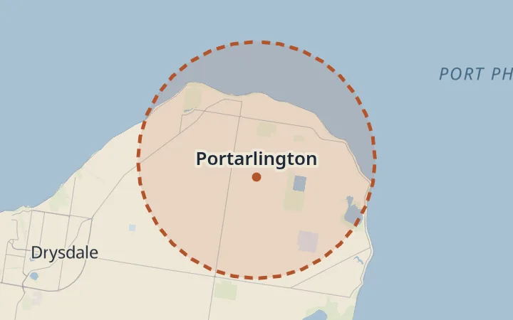 Map of Portarlington