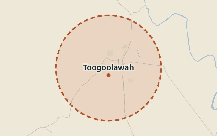 Map of Toogoolawah