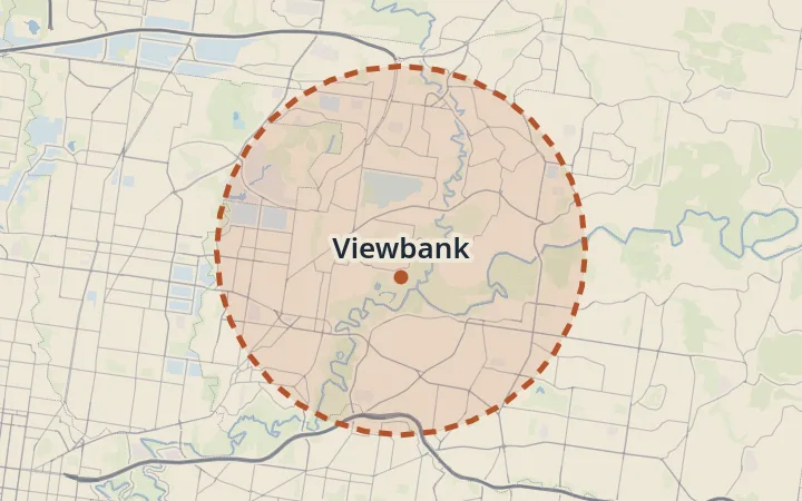 Map of Viewbank