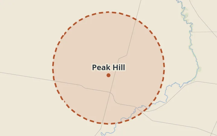 Map of Peak Hill