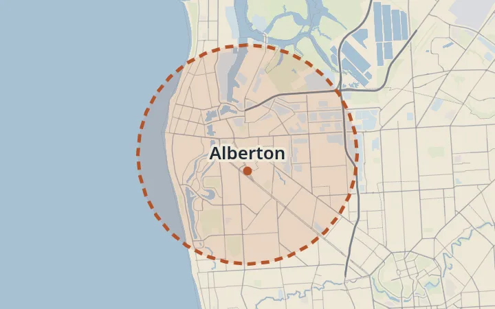 Map of Alberton