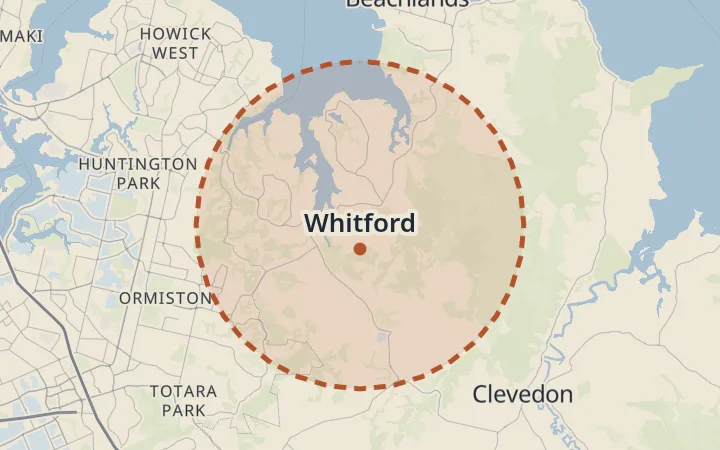 Map of Whitford