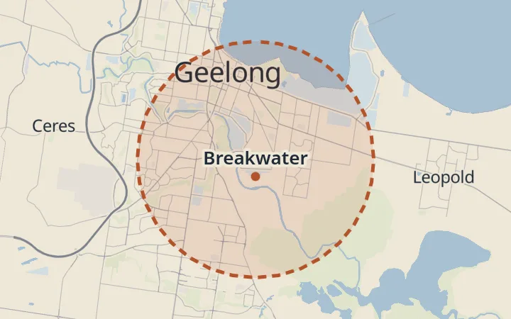 Map of Breakwater