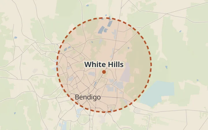 Map of White Hills