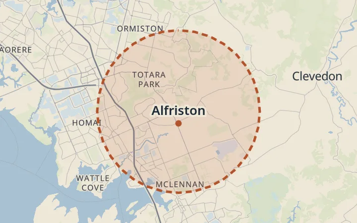 Map of Alfriston