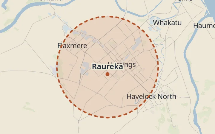 Map of Raureka
