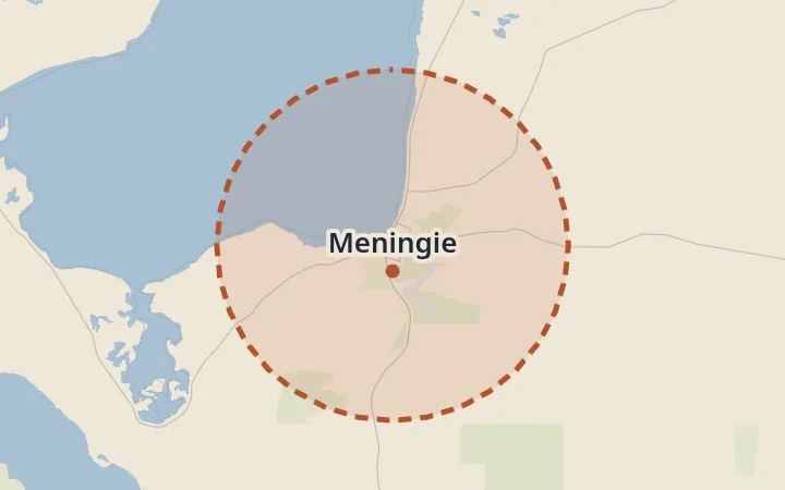 Map of Meningie