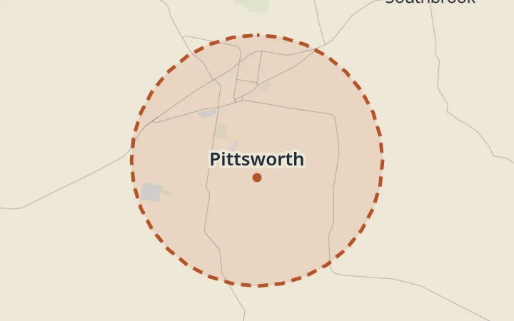 Map of Pittsworth