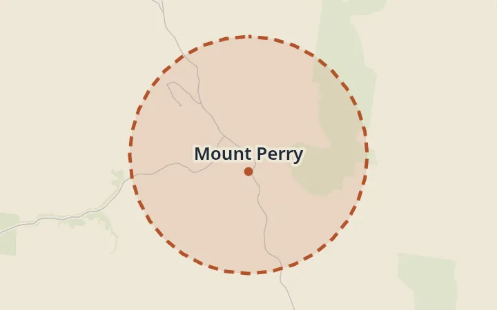 Map of Mount Perry