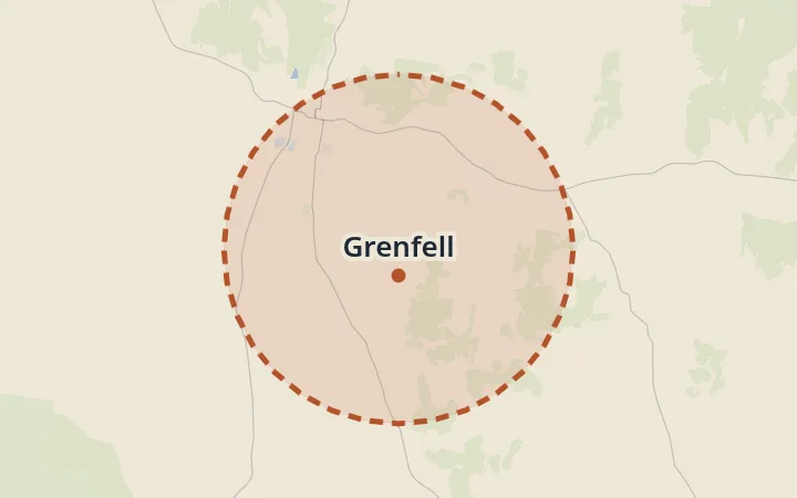Map of Grenfell