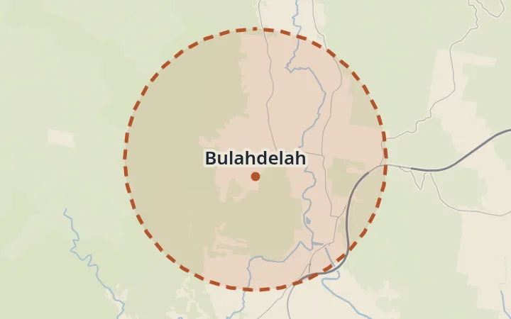 Map of Bulahdelah
