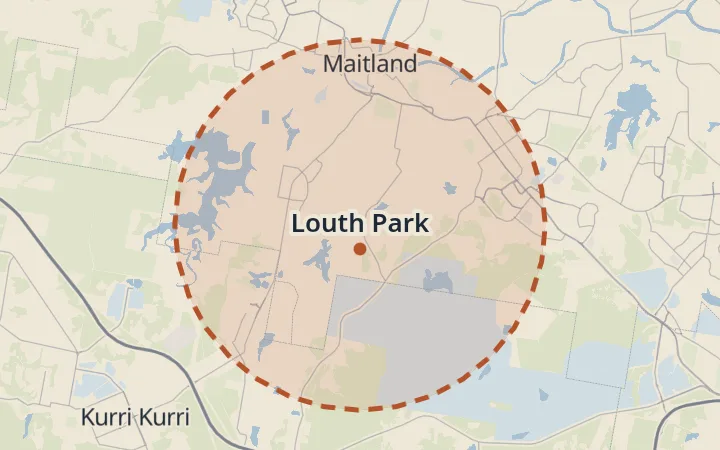 Map of Louth Park