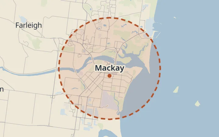 Map of Mackay