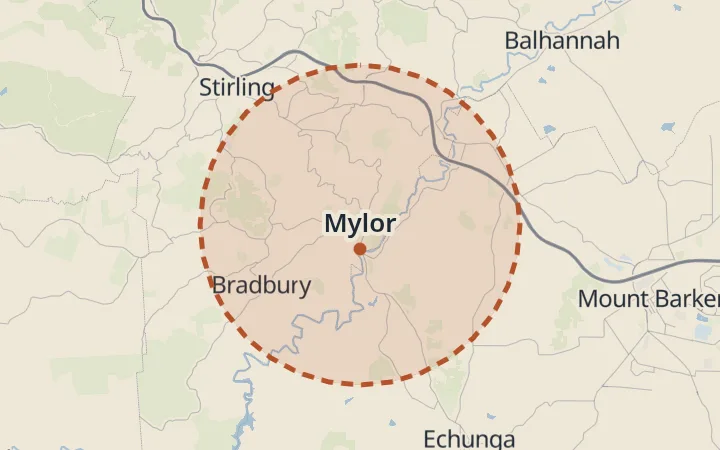 Map of Mylor