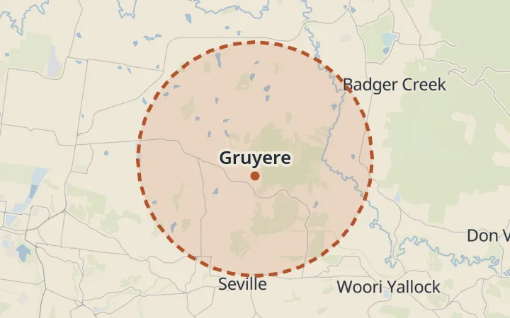 Map of Gruyere