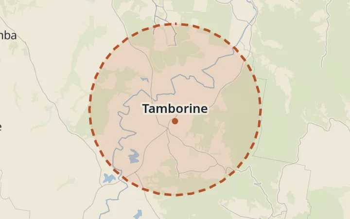 Map of Tamborine