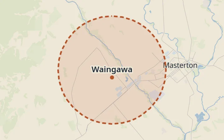 Map of Waingawa