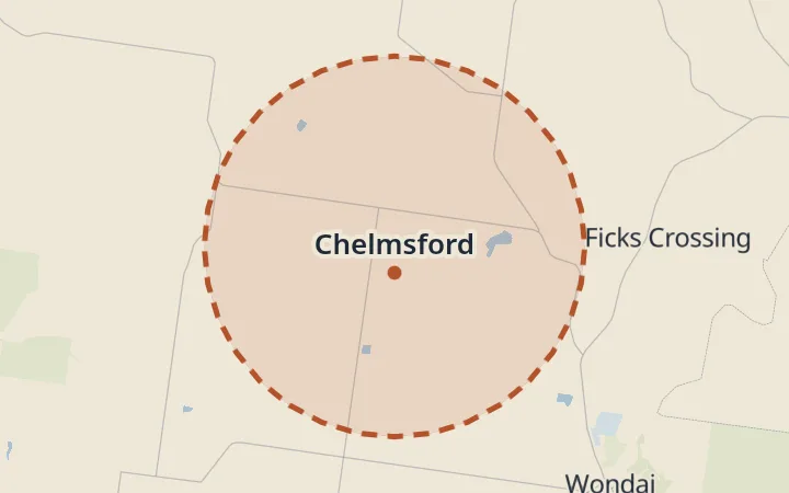 Map of Chelmsford