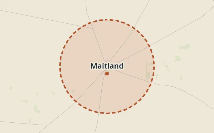 Map of Maitland