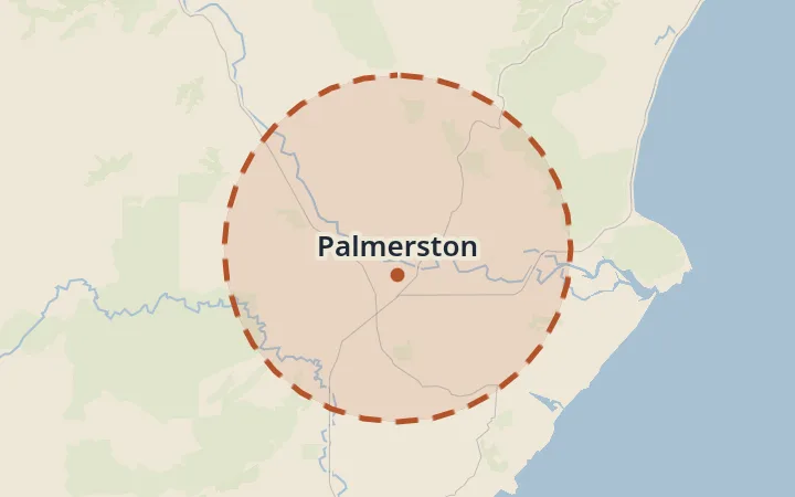 Map of Palmerston