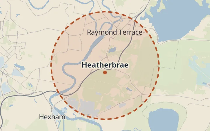 Map of Heatherbrae