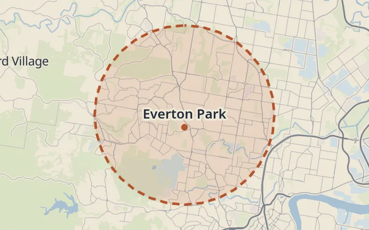 Map of Everton Park
