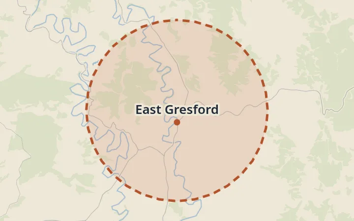 Map of East Gresford
