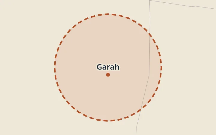 Map of Garah