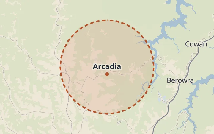 Map of Arcadia
