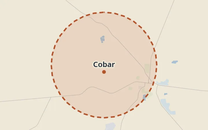 Map of Cobar
