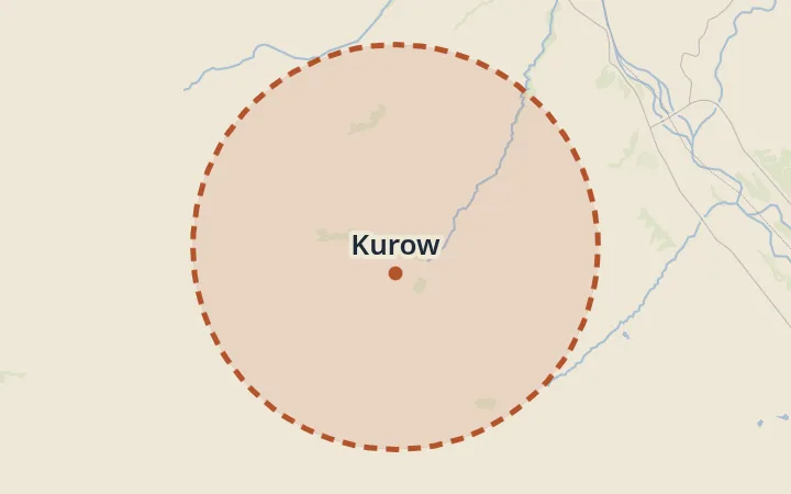 Map of Kurow