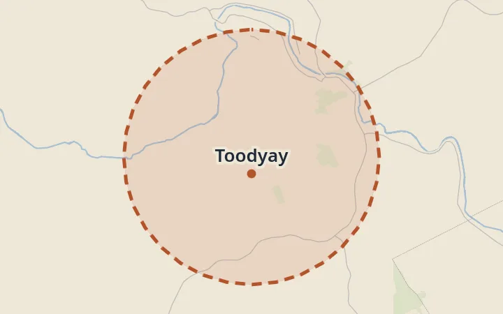 Map of Toodyay