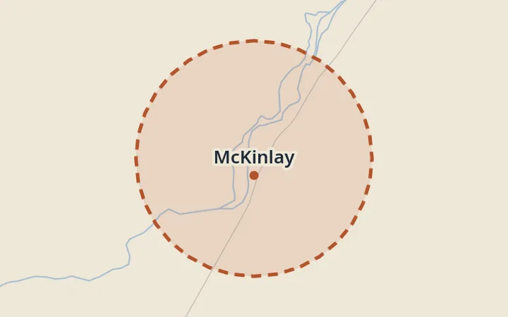 Map of McKinlay