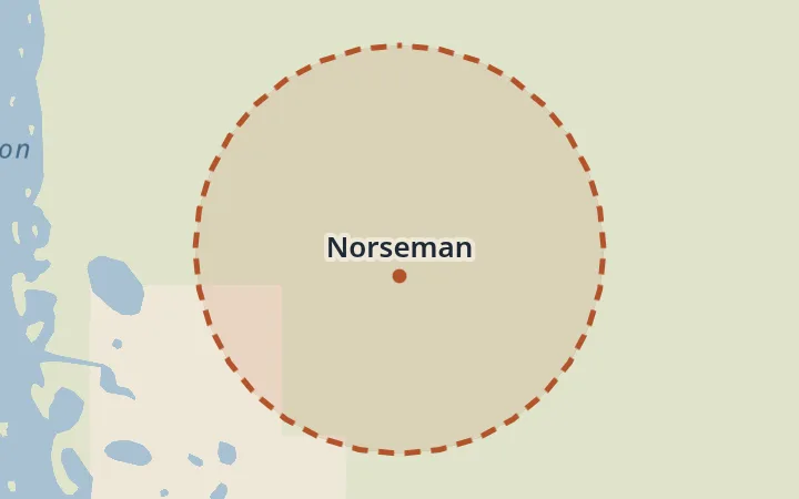 Map of Norseman