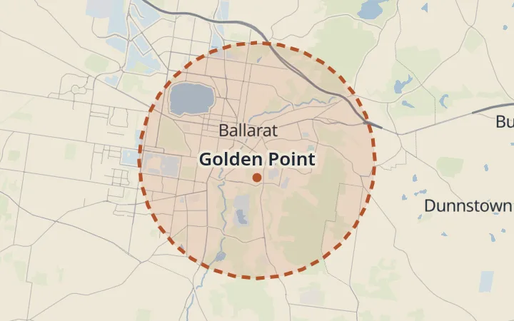 Map of Golden Point