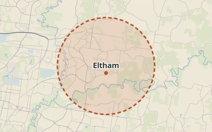 Map of Eltham