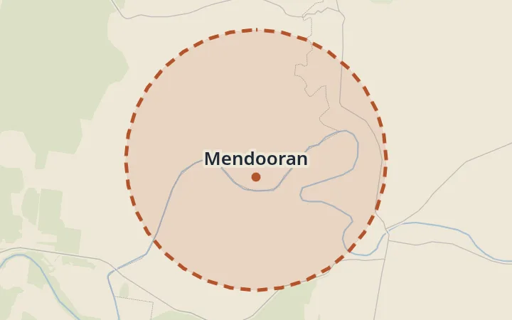 Map of Mendooran