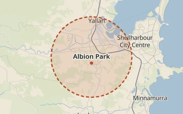 Map of Albion Park