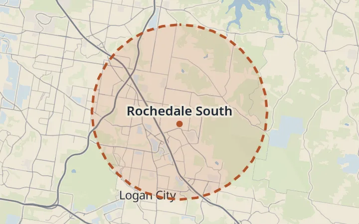 Map of Rochedale South
