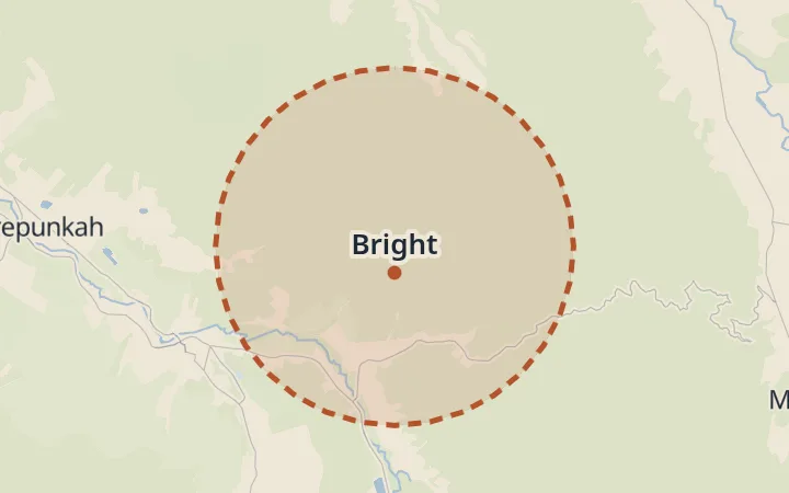 Map of Bright