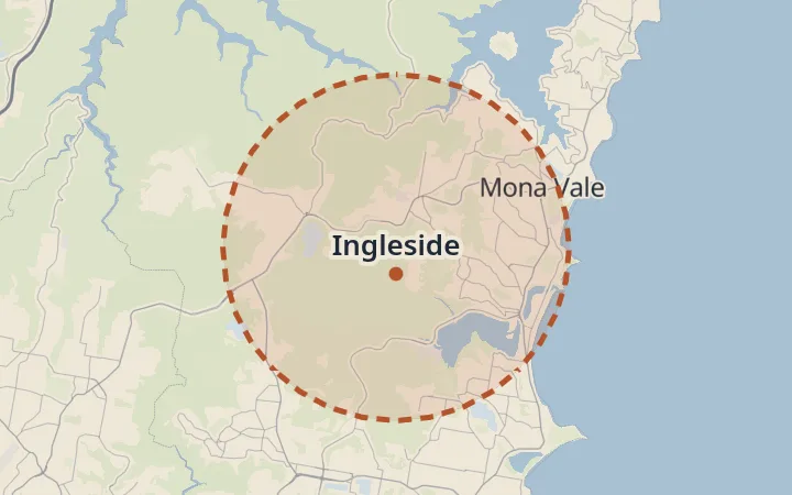 Map of Ingleside