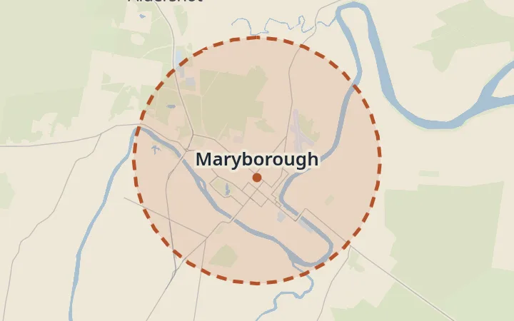 Map of Maryborough
