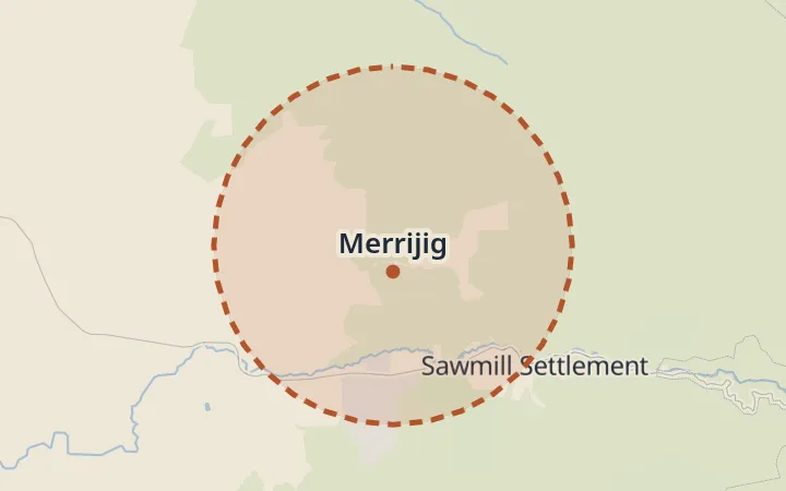 Map of Merrijig