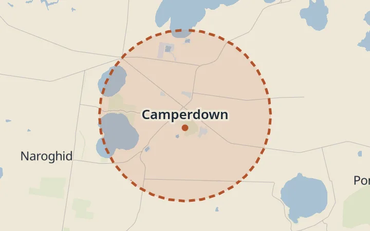 Map of Camperdown