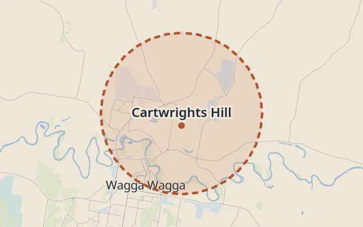 Map of Cartwrights Hill