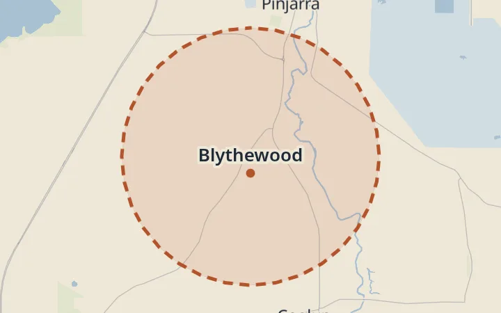 Map of Blythewood