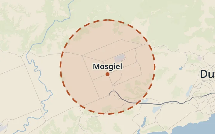 Map of Mosgiel