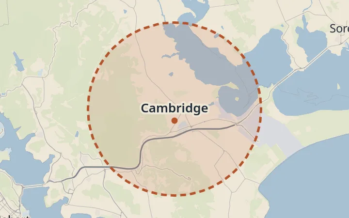 Map of Cambridge