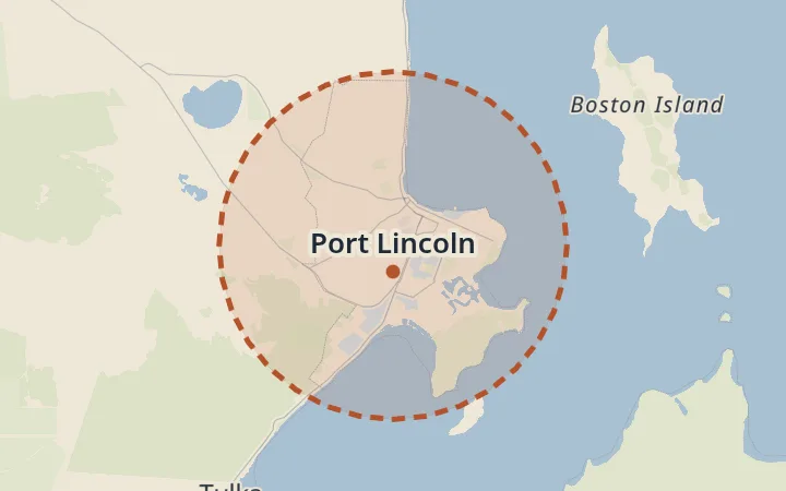 Map of Port Lincoln
