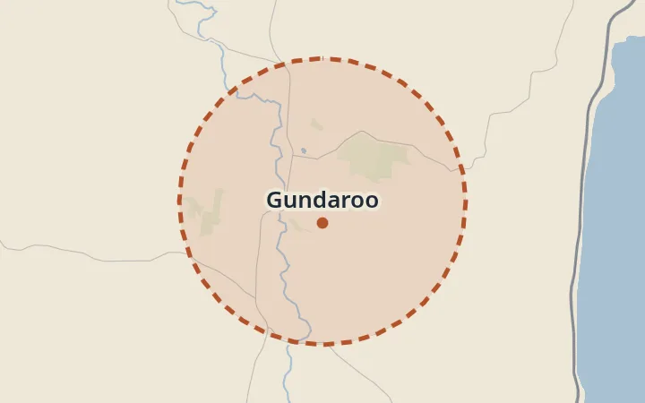 Map of Gundaroo
